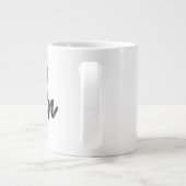 La reine de caféine JUMBO Mug (Dos)