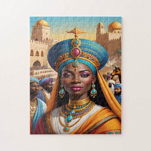 La reine de Saba Christian Art Puzzle (Vertical)