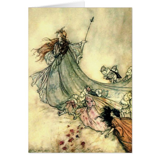 La reine des fées d'Arthur Rackham (Devant)