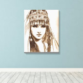 LA REINE DIHYA CANVAS AFDRUK (Insitu (Houten vloer))