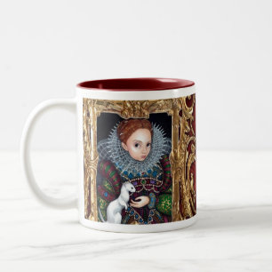 La Reine Elizabeth et une tasse de hermine
