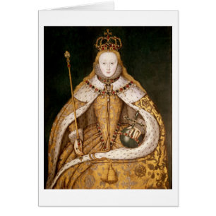 La Reine Elizabeth I dans des robes longues de