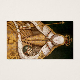 La Reine Elizabeth I dans des robes longues de