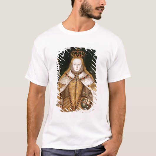 La Reine Elizabeth I dans des robes longues de (Devant)