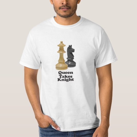 La Reine prend le chevalier - T-shirt de valeur (Devant)