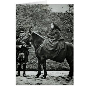 La reine Victoria à cheval à Balmoral, 1863