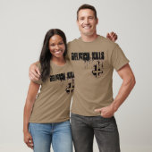 La religion tue le T-shirt croisé inversé par sang (Unisexe)