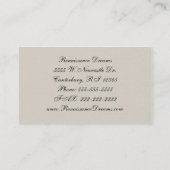 La Renaissance rêve le carte de visite (Dos)