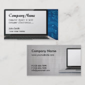 La réparation d'ordinateur a vendu des cartes de (Devant / Derrière)