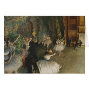 La répétition du ballet sur scène - Edgar Degas