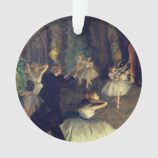 La répétition du ballet sur scène, par Degas :