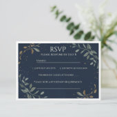 La réponse au mariage de la Gala de minuit Navy (Debout devant)