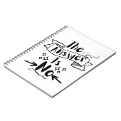 La Réponse N'Est Pas Un Carnet De Citation Drôle (Côté gauche)