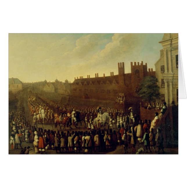 La restauration de Charles II chez Whitehall (Devant horizontal)