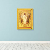 La Résurrection de Notre Seigneur -Icône sur toile (Insitu (Plancher de Bois))
