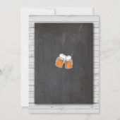 La Retraite à la solde de la bière Invitation au b (Dos)