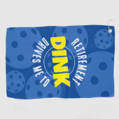 La Retraite Me Conduit À Diner Un Serviette De Pic (Horizontal)