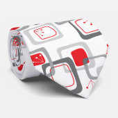 La rétro cerise rouge ajuste la cravate super (Roulé)