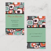 La rétro fleur de sushi ajuste la carte faite sur (Devant / Derrière)