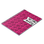 La réunion note le carnet pour des professeurs (Côté gauche)