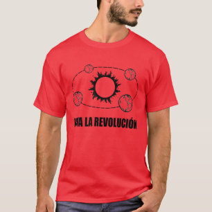 La Revolucion Sun de vivats et T-shirt de la terre