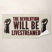 La révolution sera livestreamed (Serviette de bain)