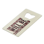 La révolution sera livestreamed (Devant Angle)