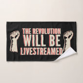 La révolution sera livestreamed (Serviette à main)