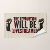 La révolution sera livestreamed (Serviette à main)