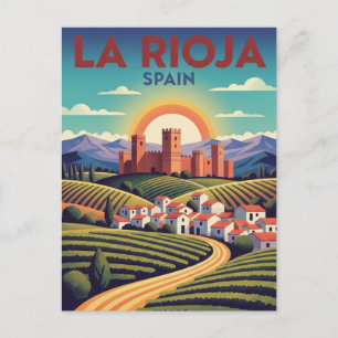 La Rioja Spanje Reizen Briefkaart