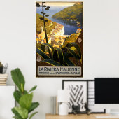 La Riviera Italienne. Portofino Poster (Thuiskantoor)