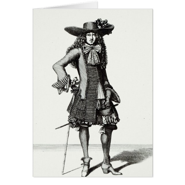 La robe d'épée d'été, 1675 (Devant)