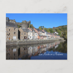 La Roche en Ardenne Uitzicht, België Briefkaart