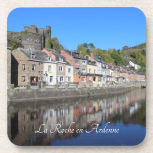 La Roche en Ardenne View, Belgium Bier Onderzetter