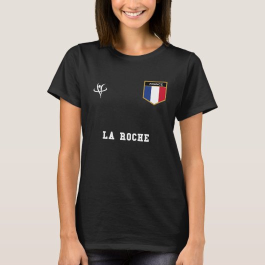 LA ROCHE Frankrijk  Sport T-shirt (Voorkant)
