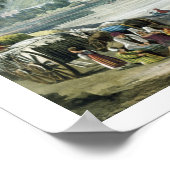 La Roche, van 'Uitzichten op de Seine', gegraveerd Poster (Hoek)