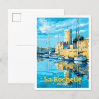 La Rochelle France Reizen illustratie