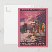  La Rochelle Frankrijk Treinreizen Briefkaart (Voorkant / Achterkant)