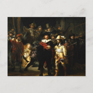 La Ronde de nuit de Rembrandt Carte postale