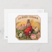 La Rosa Cubana Diseño  Cuba Briefkaart (Voorkant / Achterkant)