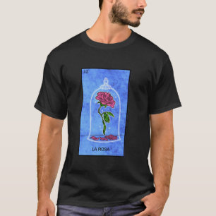 La Rosa Kaart Mexicaanse Loterij Kaart Lange Mouw  T-shirt