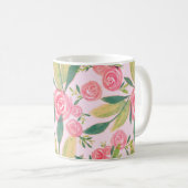 La Rosa Whimsy Gold Floral Mug (Devant droit)