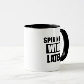 La rotation Wine maintenant tasse de café drôle (Devant droit)