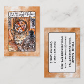 La roue de la carte de tarot de fortune (Devant / Derrière)