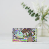 La roue d'Ezekiel du feu : UFO ? carte de visite (Debout devant)