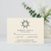 La roue du navire | Mariage RSVP avec choix de rep (Debout devant)