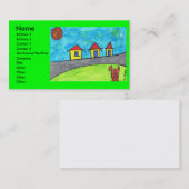 La rouille vient d'apprendre le carte de visite (Devant / Derrière)