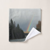 La route sous l'arc-en-ciel (Gant de toilette)