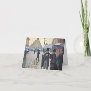 La rue De Paris, temps de pluie de Caillebotte