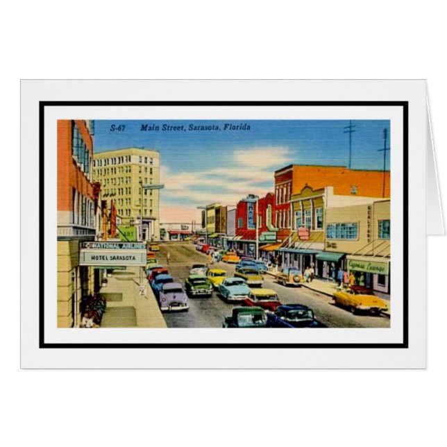 La rue principale de Sarasota (Devant horizontal)